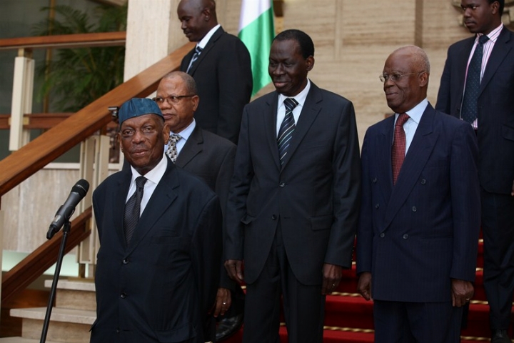 Audiences du Président de la Cedeao: Une délégation de l’association des Médiateurs des pays de l’UEMOA reçue par le chef de l’Etat